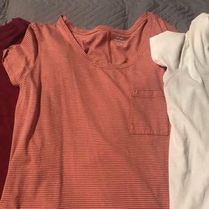 Lot of size medium old navy boyfriend pocket tees